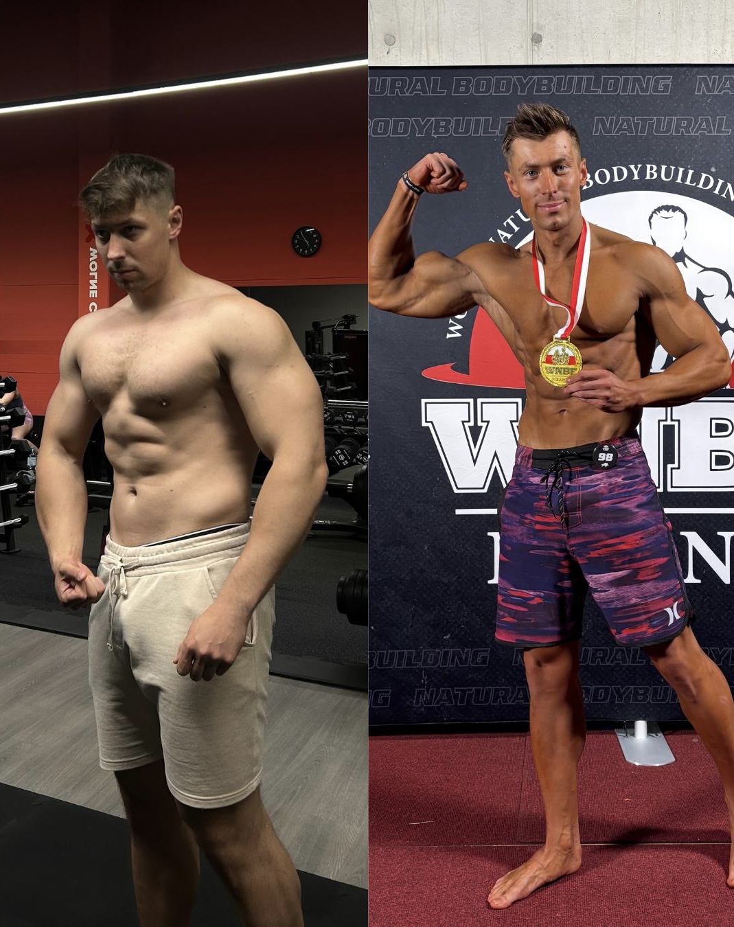 Autorska transformacja Łukasza Jaszczura przed zawodami WNBF Men's Physique 2025